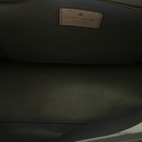 Kate Spade Authentic Gorgeous Light Gray/Taupe Leather Bag Purse πΊπΊ - Picture 12 of 16